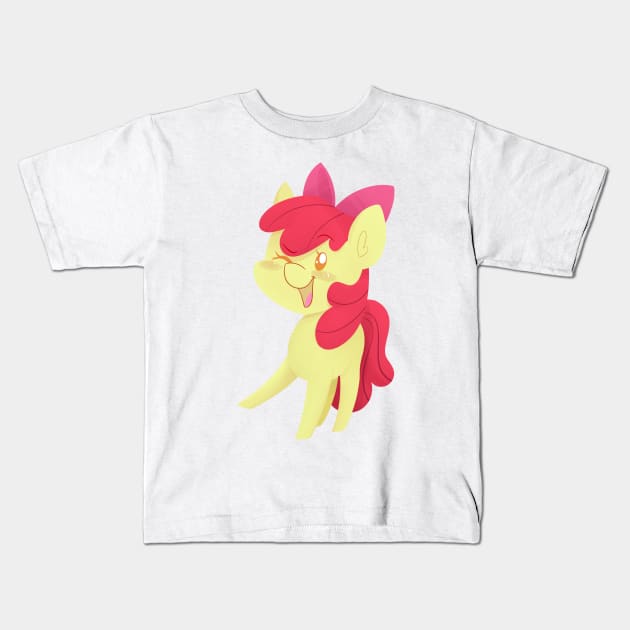 Apple Bloom Kids T-Shirt by MidnightPremiere